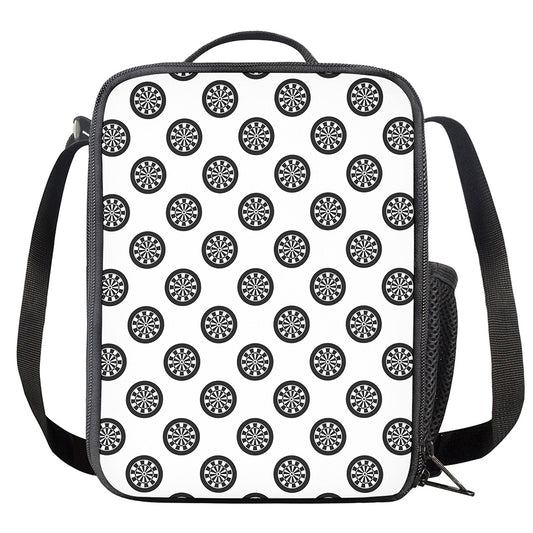 Dartboard Pattern Print Crossbody Lunch Bag