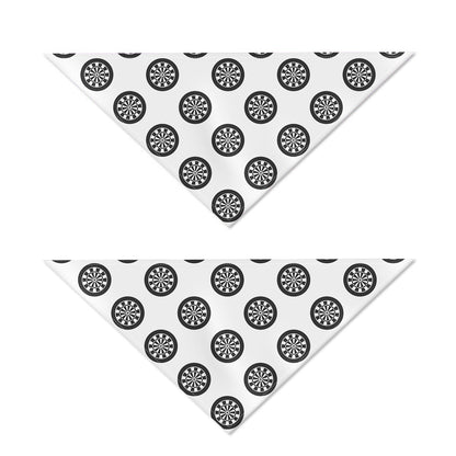 Dartboard Pattern Print Dog Bandana
