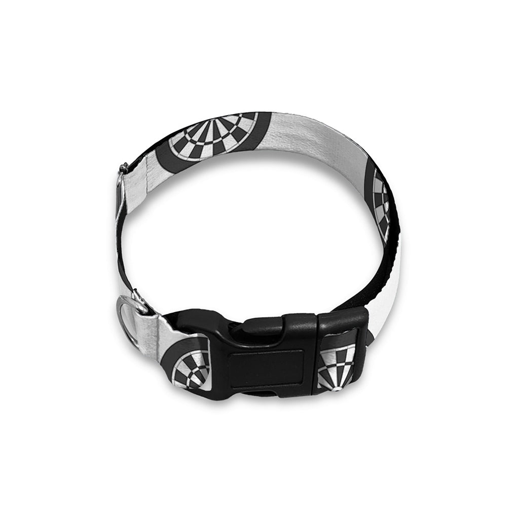 Dartboard Pattern Print Dog Collar