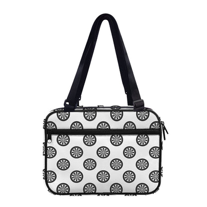 Dartboard Pattern Print Double Strap Bible Bag