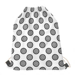 Dartboard Pattern Print Drawstring Bag