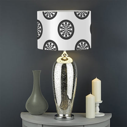 Dartboard Pattern Print Drum Lamp Shade