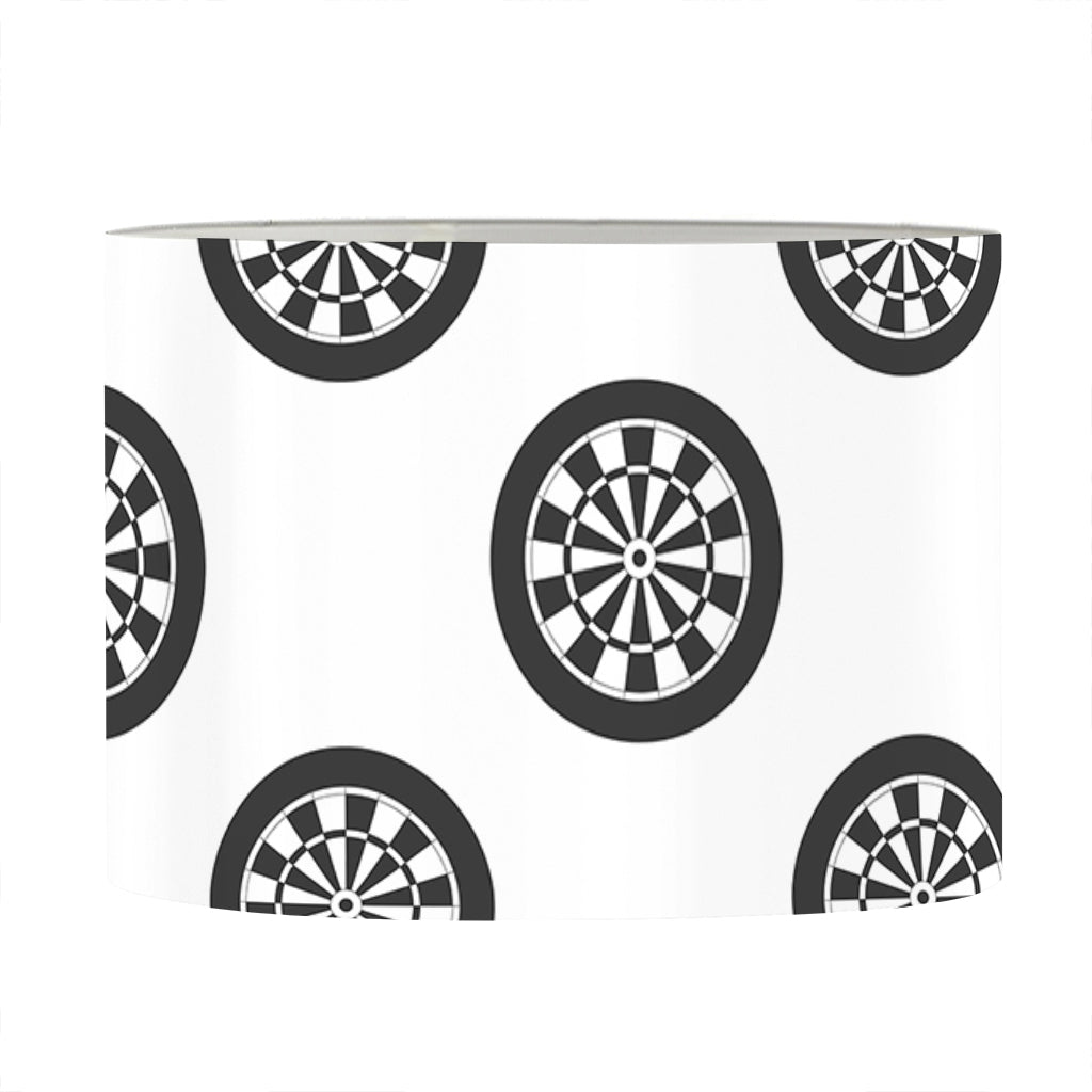 Dartboard Pattern Print Drum Lamp Shade