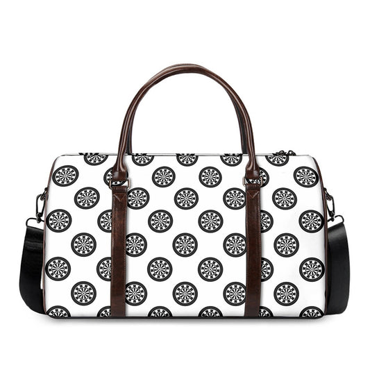 Dartboard Pattern Print Duffle Bag