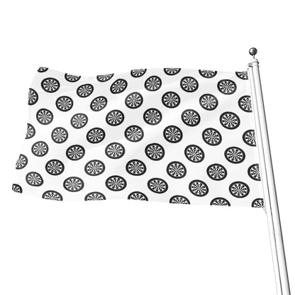 Dartboard Pattern Print Flag