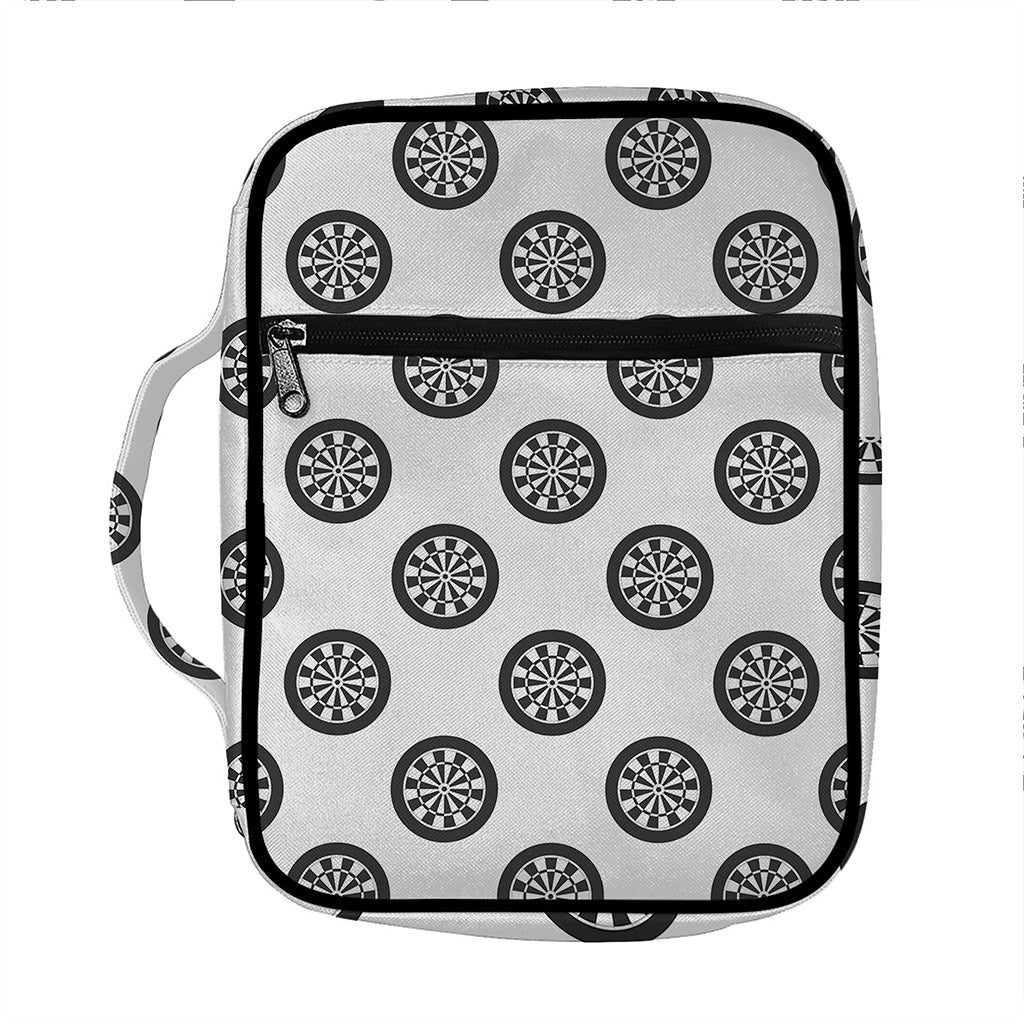Dartboard Pattern Print Front Pocket Bible Bag