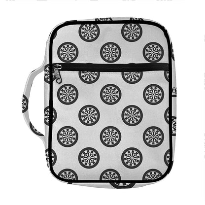 Dartboard Pattern Print Front Pocket Bible Bag