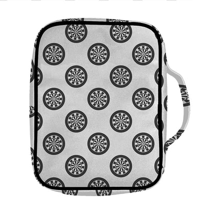 Dartboard Pattern Print Front Pocket Bible Bag