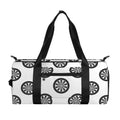 Dartboard Pattern Print Gym Bag