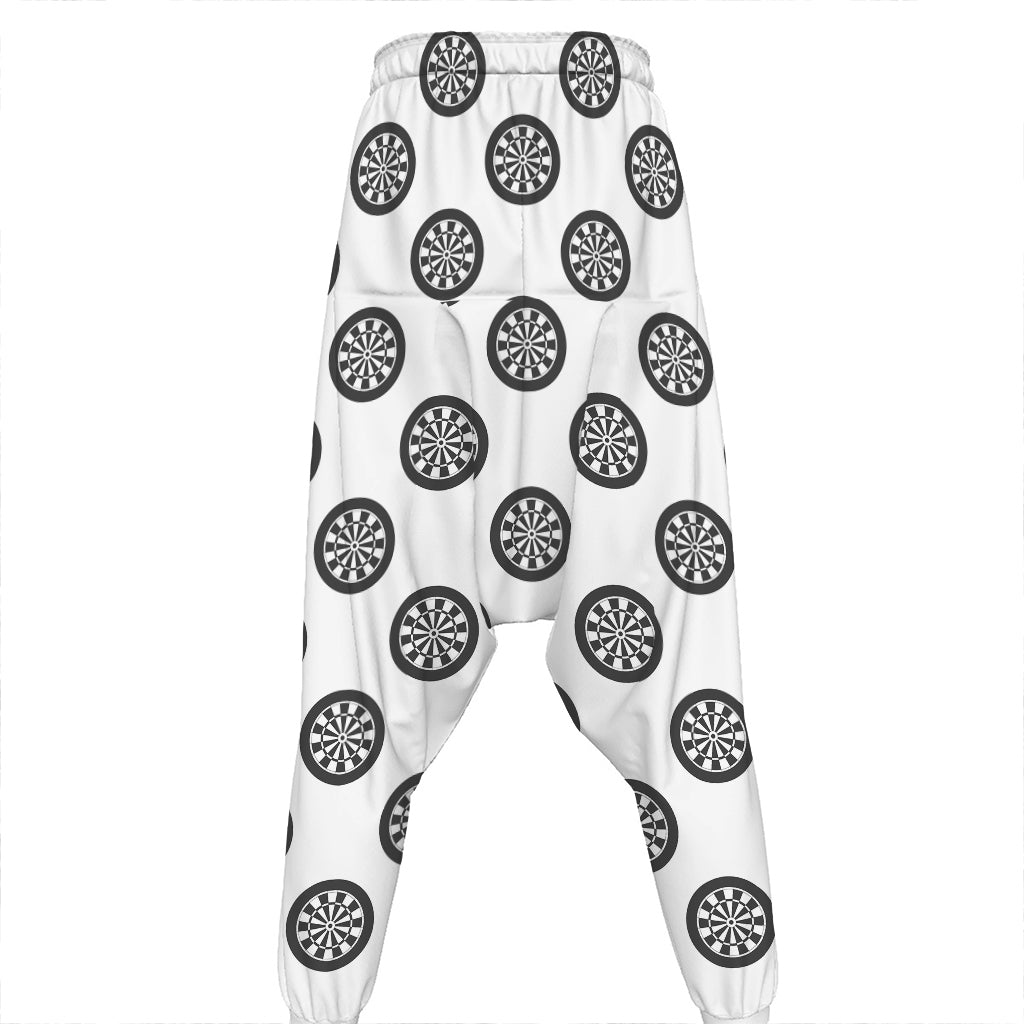 Dartboard Pattern Print Hammer Pants