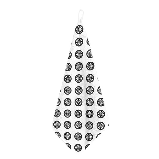 Dartboard Pattern Print Hand Towel