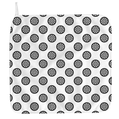 Dartboard Pattern Print Hand Towel