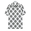 Dartboard Pattern Print Hawaiian Shirt