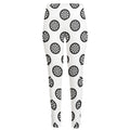 Dartboard Pattern Print High-Waisted Pocket Leggings