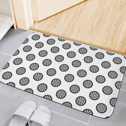 Dartboard Pattern Print Indoor Door Mat