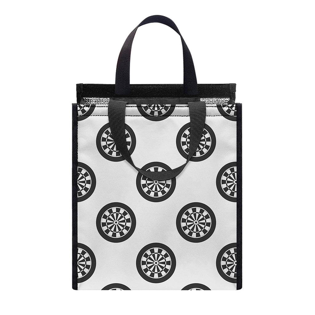 Dartboard Pattern Print Insulated Lunch Tote
