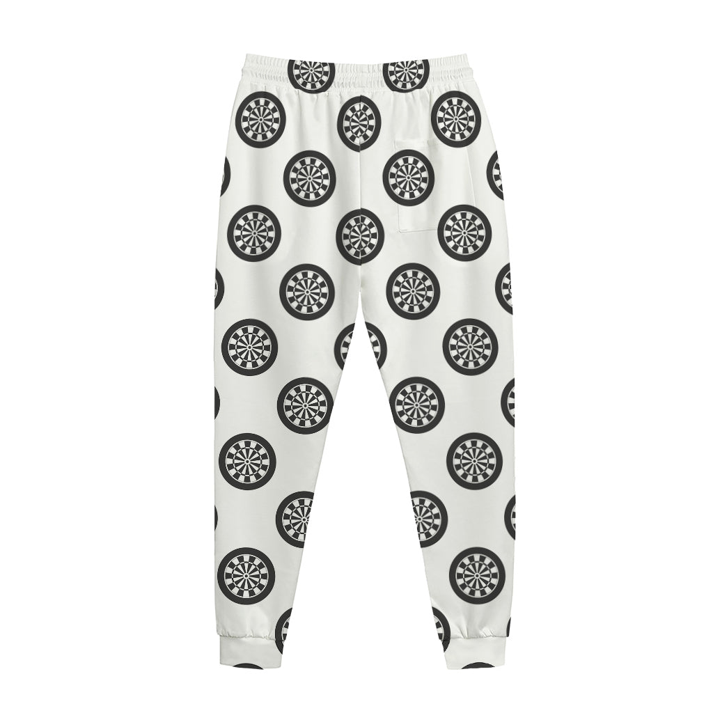 Dartboard Pattern Print Jogger Pants