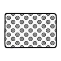 Dartboard Pattern Print Kitchen Mat