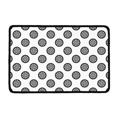 Dartboard Pattern Print Kitchen Mat