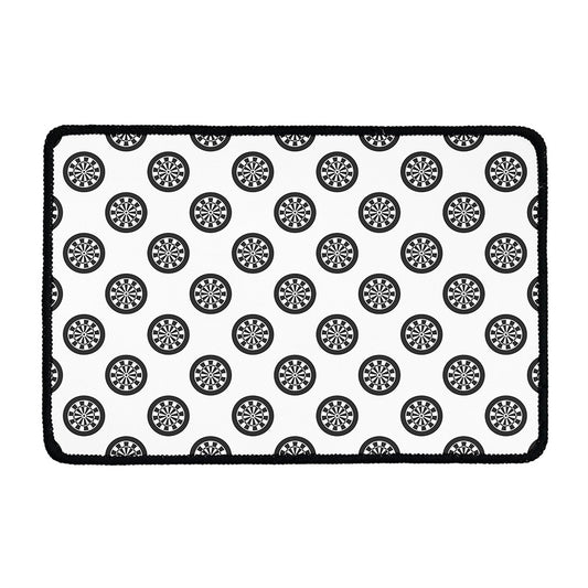 Dartboard Pattern Print Kitchen Mat