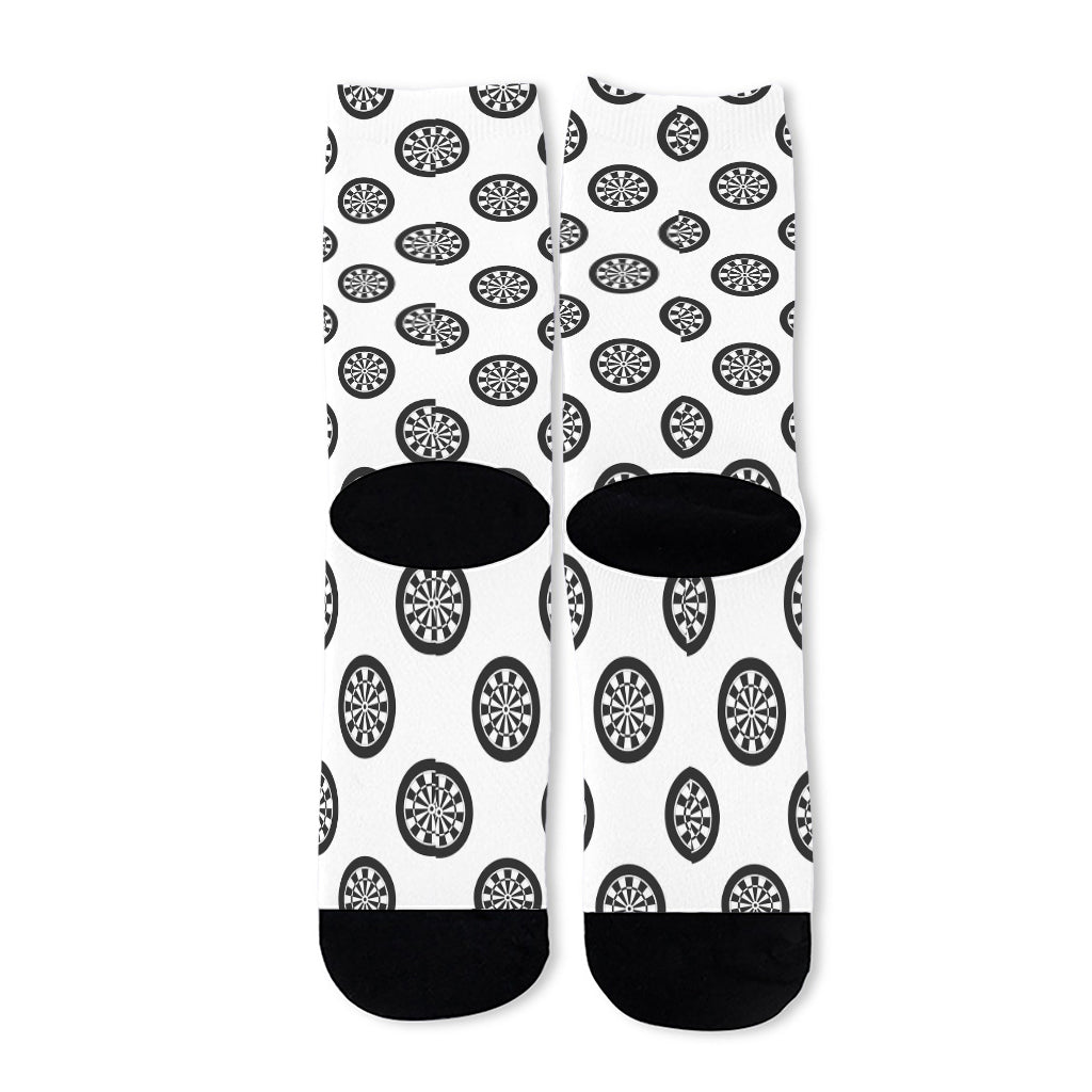 Dartboard Pattern Print Long Socks