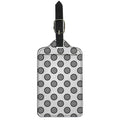 Dartboard Pattern Print Luggage Tag