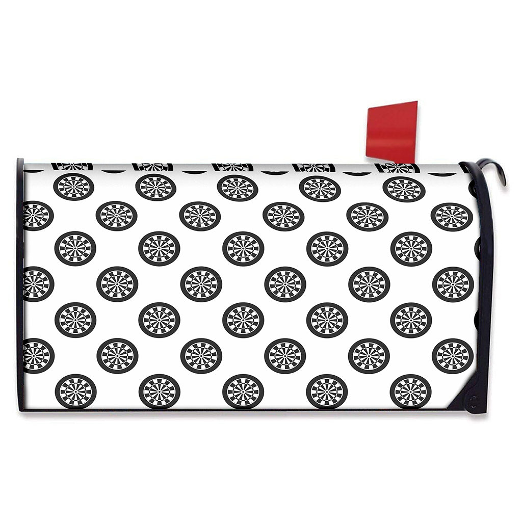Dartboard Pattern Print Mailbox Cover