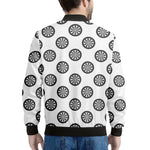 Dartboard Pattern Print Men's Bomber Jacket