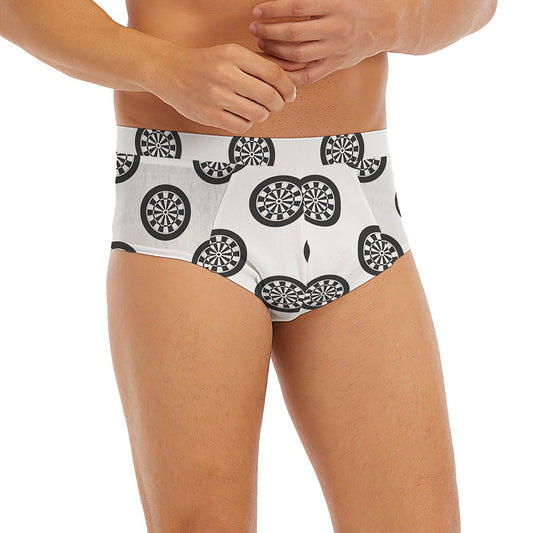 Dartboard Pattern Print Men's Briefs