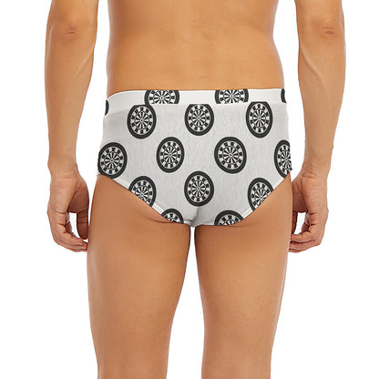 Dartboard Pattern Print Men's Briefs