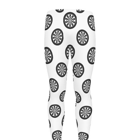 Dartboard Pattern Print Men's leggings