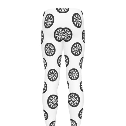Dartboard Pattern Print Men's leggings