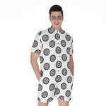 Dartboard Pattern Print Men's Rompers