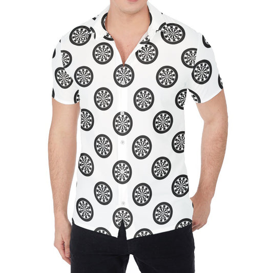 Dartboard Pattern Print Men's Shirt