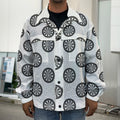 Dartboard Pattern Print Men's Shirt Jacket