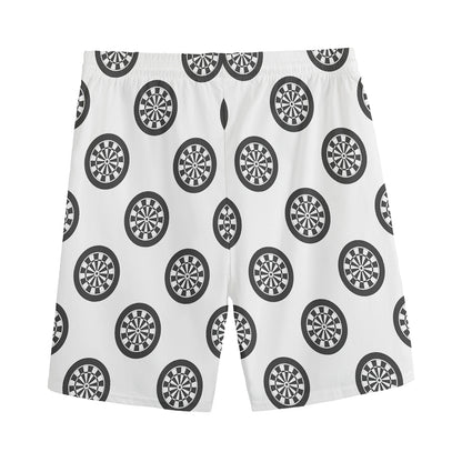Dartboard Pattern Print Men's Sports Shorts
