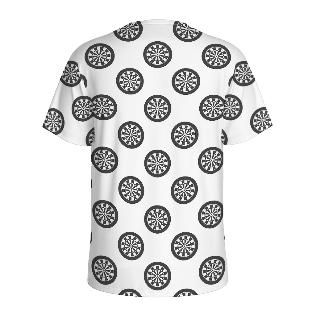 Dartboard Pattern Print Men's Sports T-Shirt