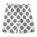 Dartboard Pattern Print Men's Swim Trunks