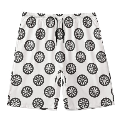 Dartboard Pattern Print Men's Swim Trunks