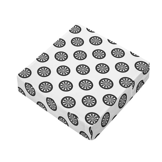 Dartboard Pattern Print Outdoor Seat Cushion Cover