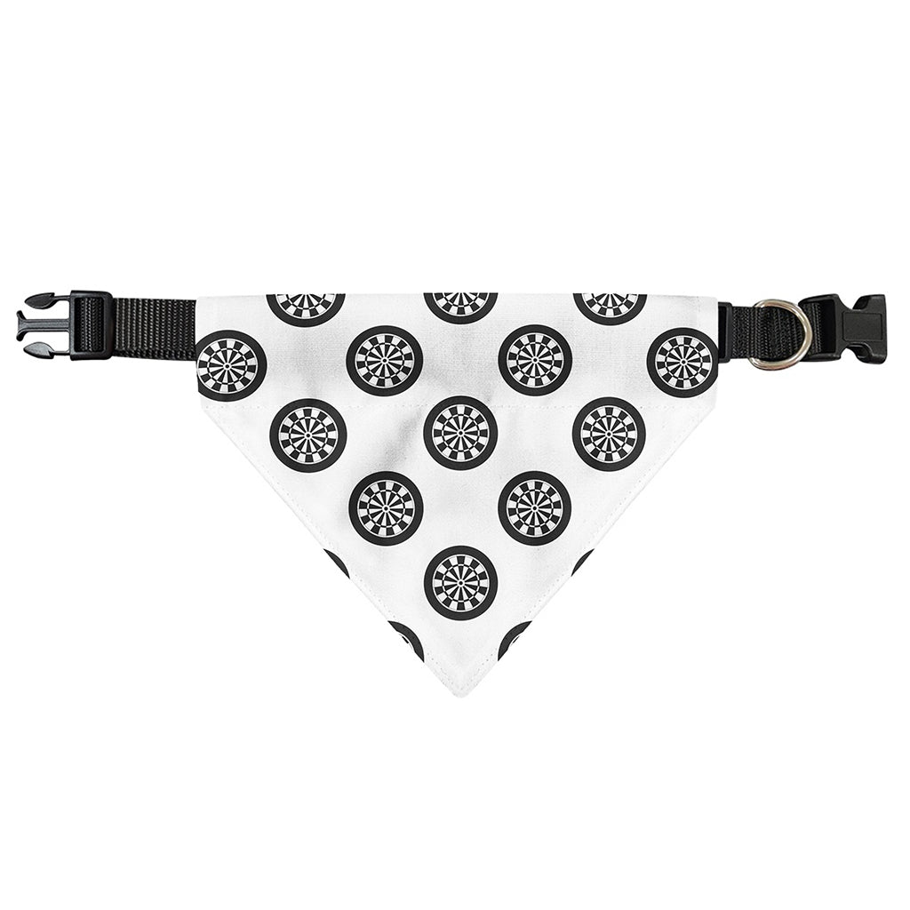 Dartboard Pattern Print Over The Collar Dog Bandana