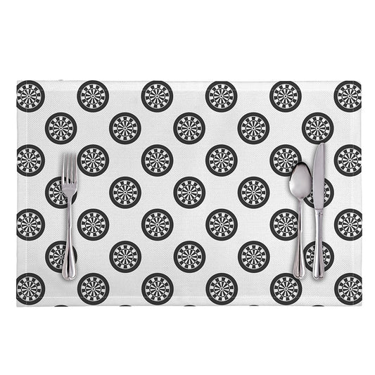 Dartboard Pattern Print Placemat