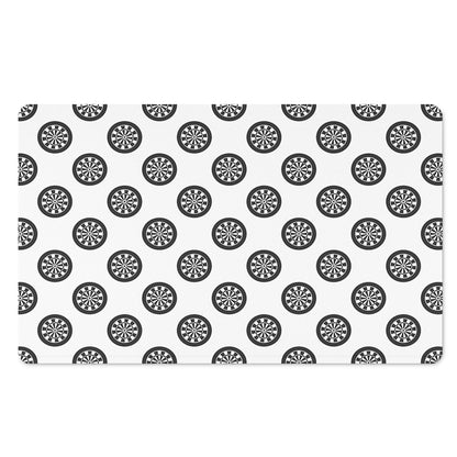 Dartboard Pattern Print Polyester Doormat