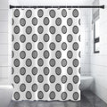 Dartboard Pattern Print Premium Shower Curtain