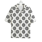 Dartboard Pattern Print Rayon Hawaiian Shirt