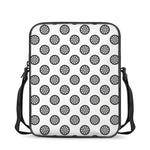 Dartboard Pattern Print Rectangular Crossbody Bag