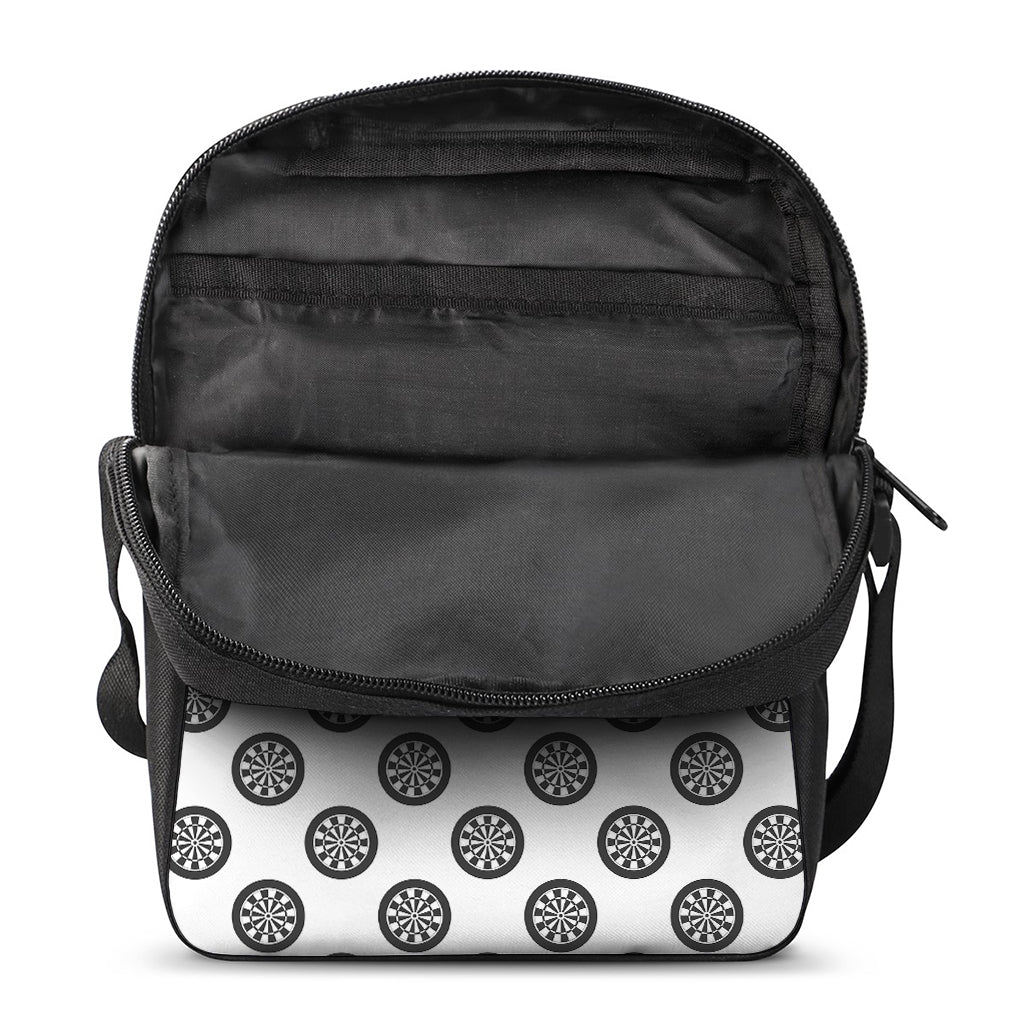 Dartboard Pattern Print Rectangular Crossbody Bag