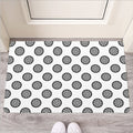 Dartboard Pattern Print Rubber Doormat