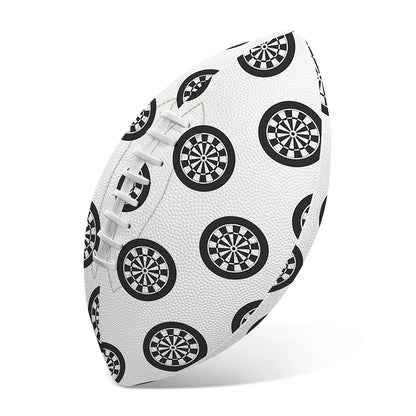 Dartboard Pattern Print Rugby Ball