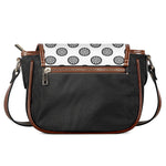 Dartboard Pattern Print Saddle Bag
